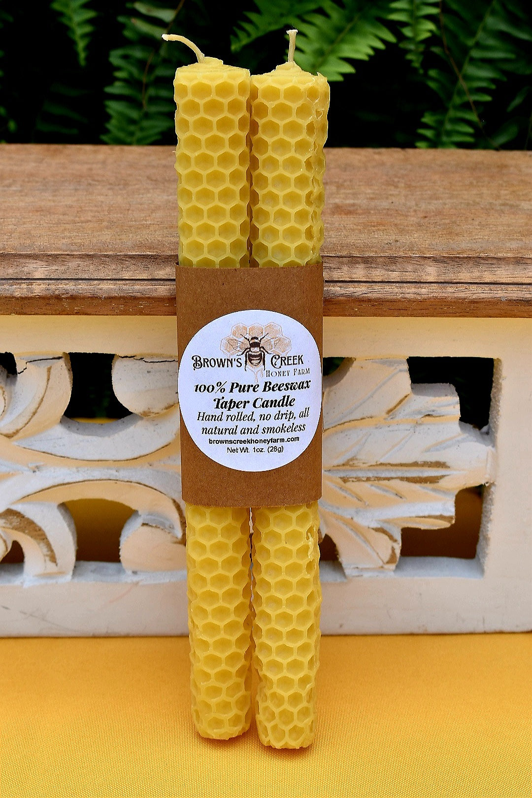 Beeswax Taper Candle