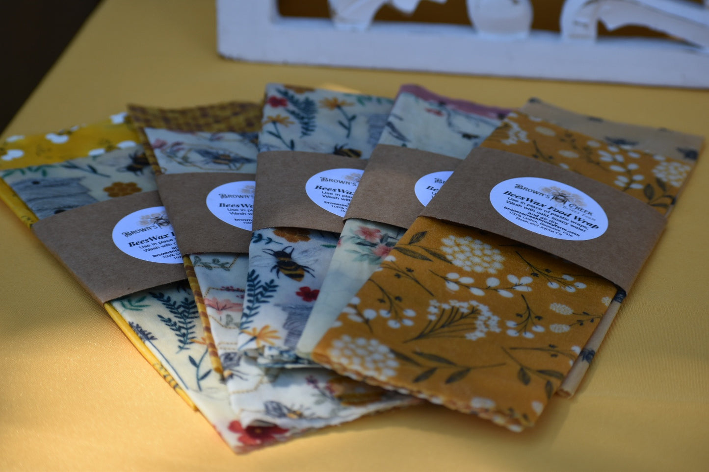 Beeswax food wraps are biodegradable.
