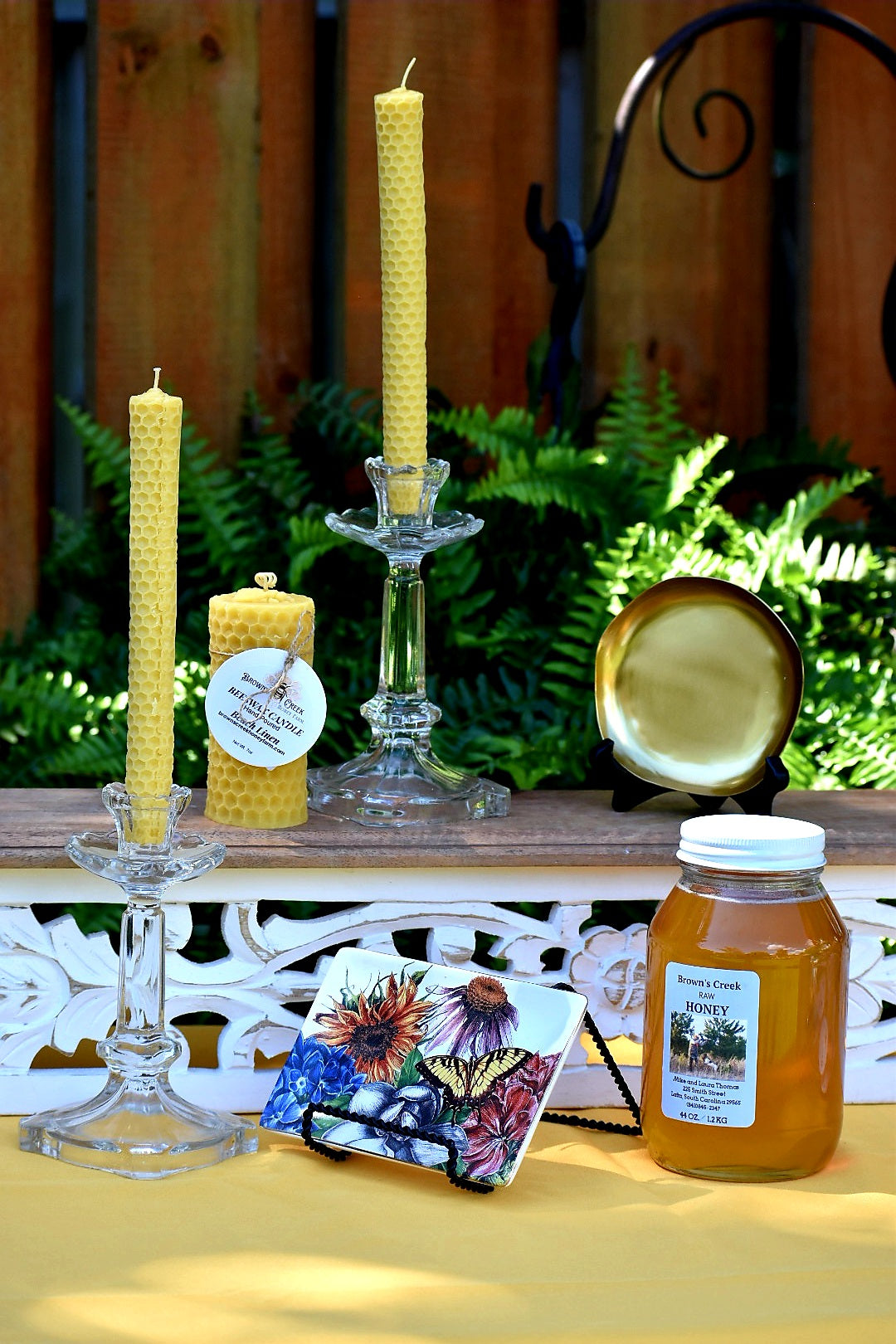 Beeswax Taper Candle