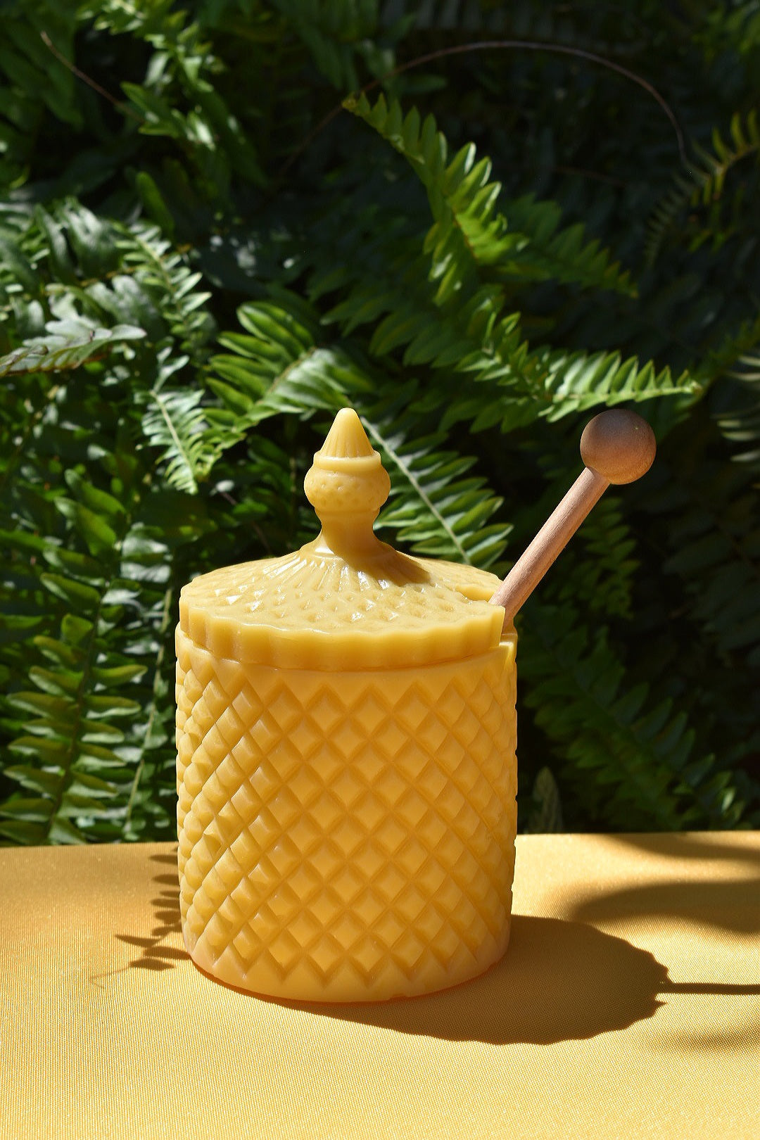 Pure Beeswax Honey Jar