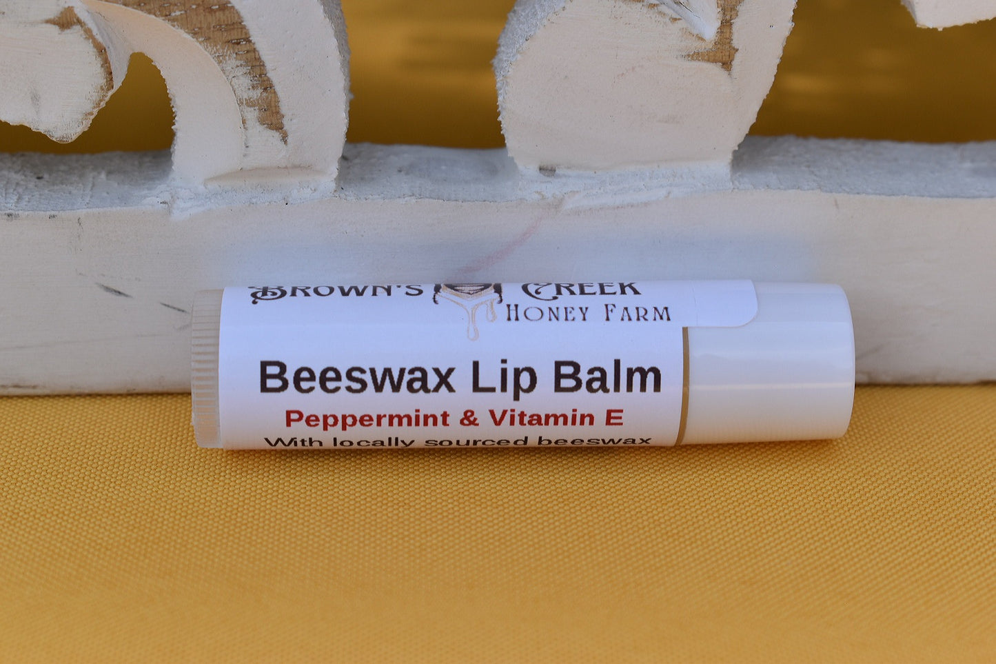 Beeswax Peppermint & Vitamin E Lip Balm