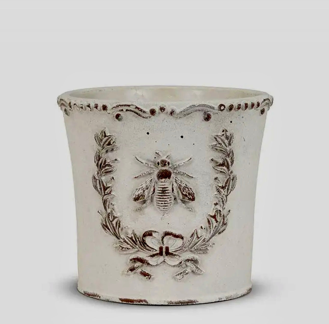 Large Bee Crest in Crest Candle