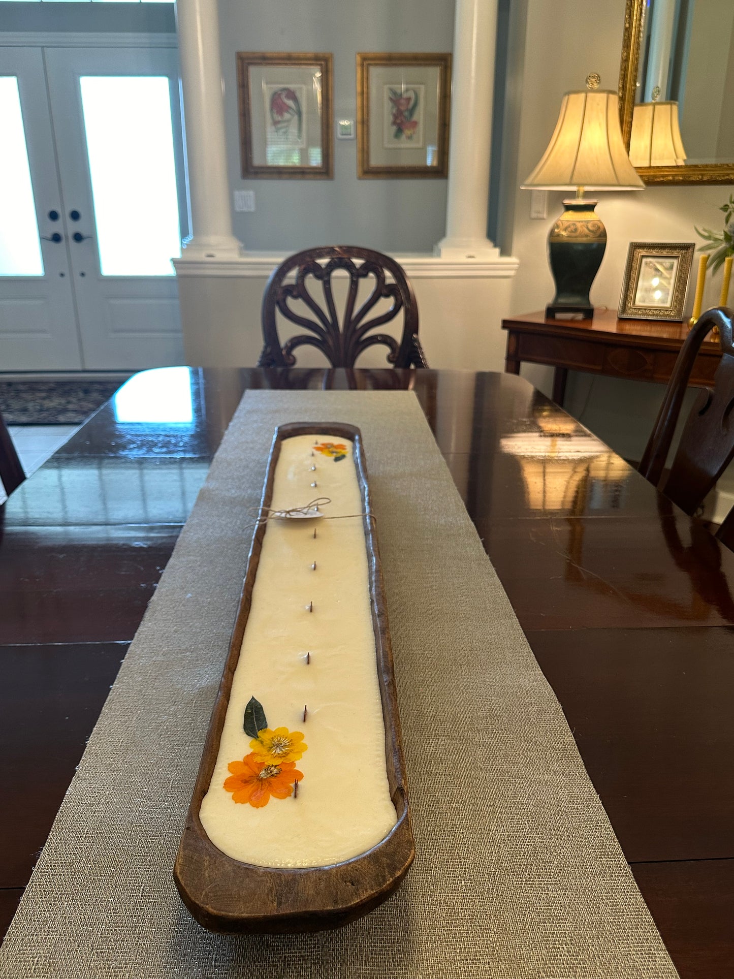 Large Baguette Dough Bowl Candle