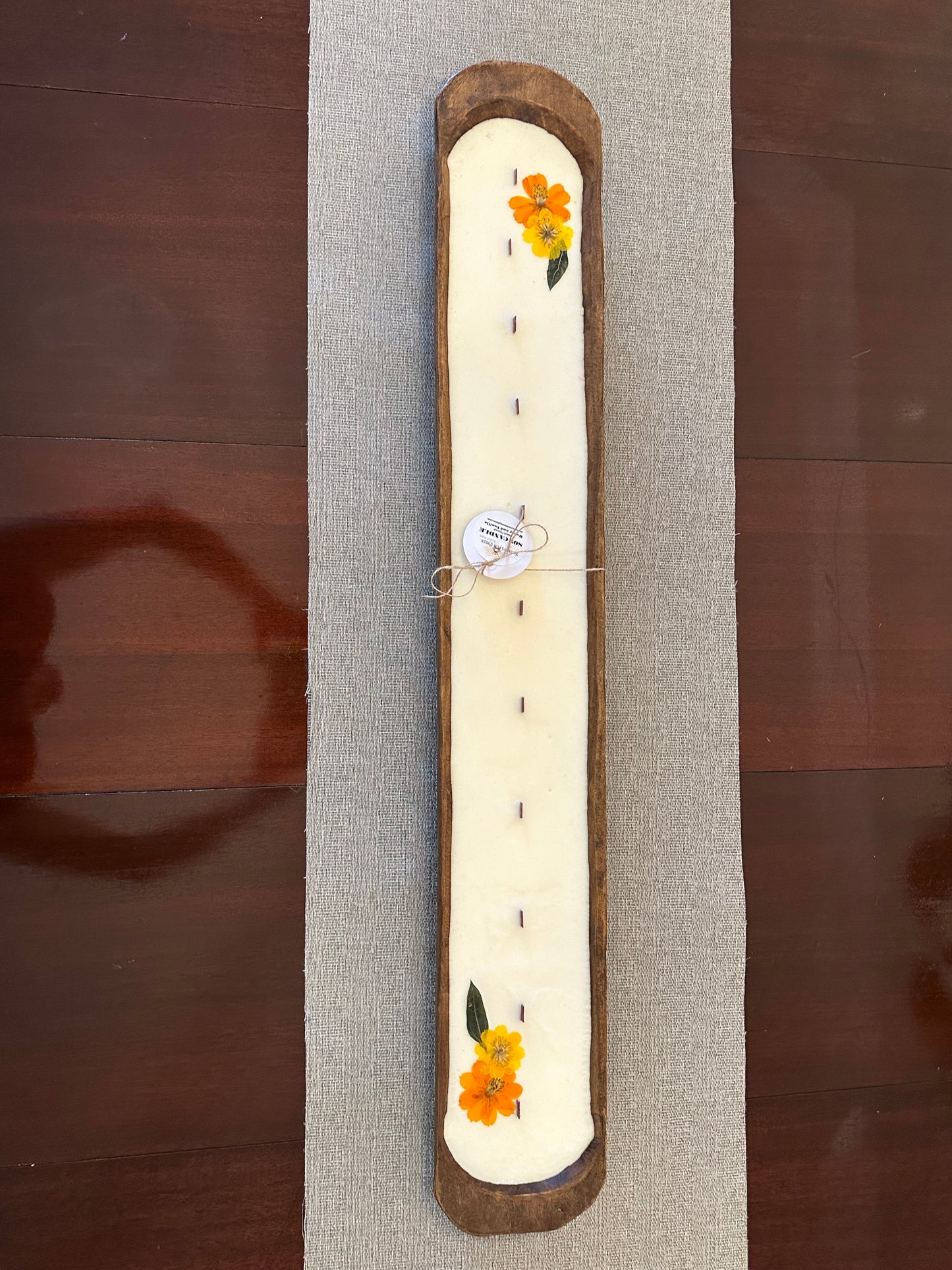Large Baguette Dough Bowl Candle