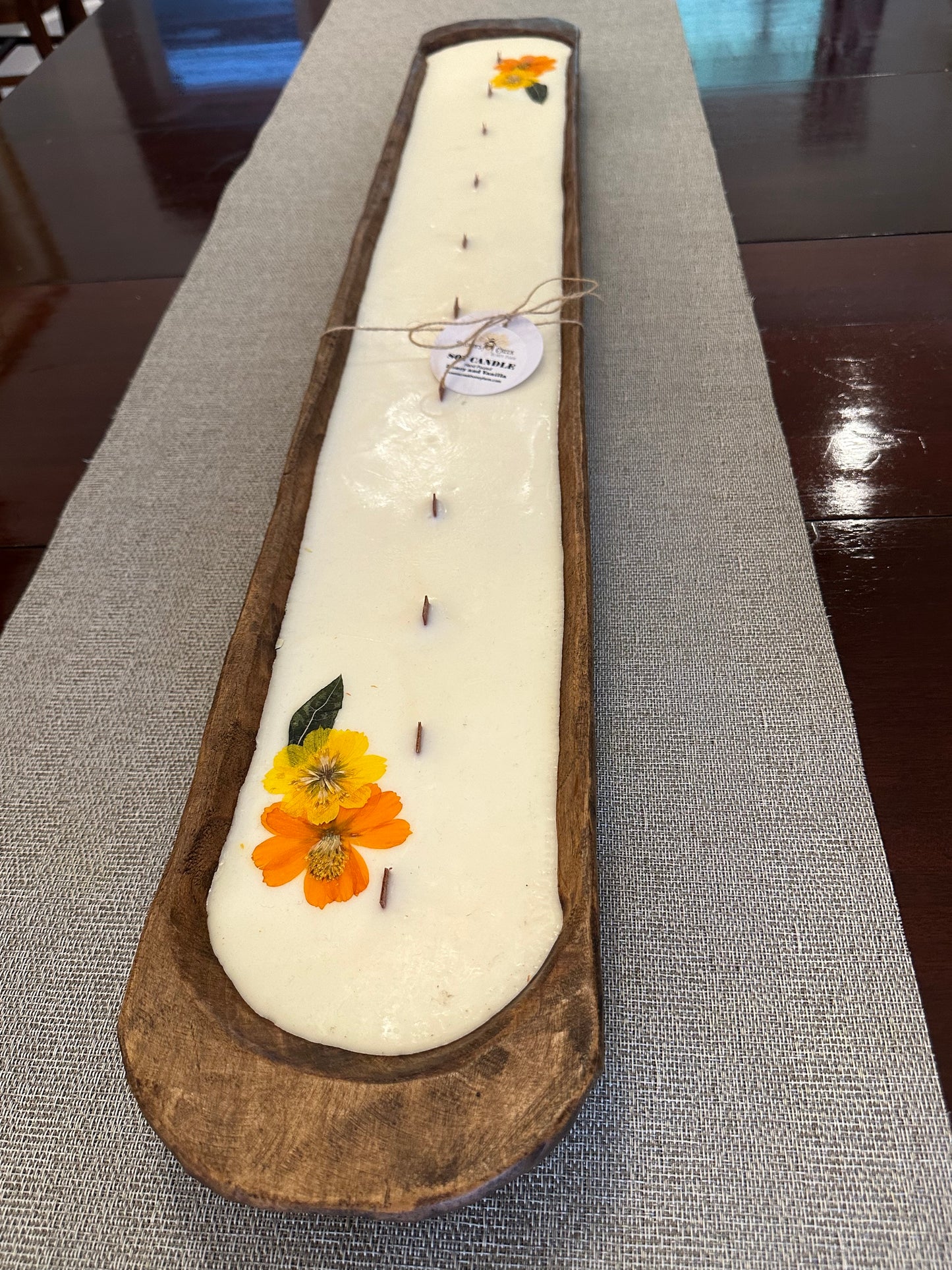 Large Baguette Dough Bowl Candle