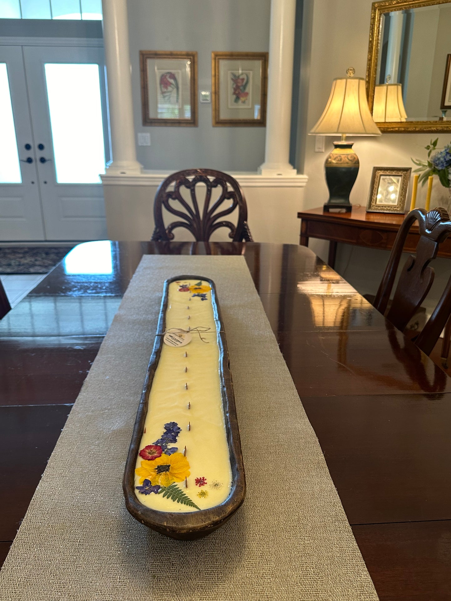 Large Baguette Dough Bowl Candle