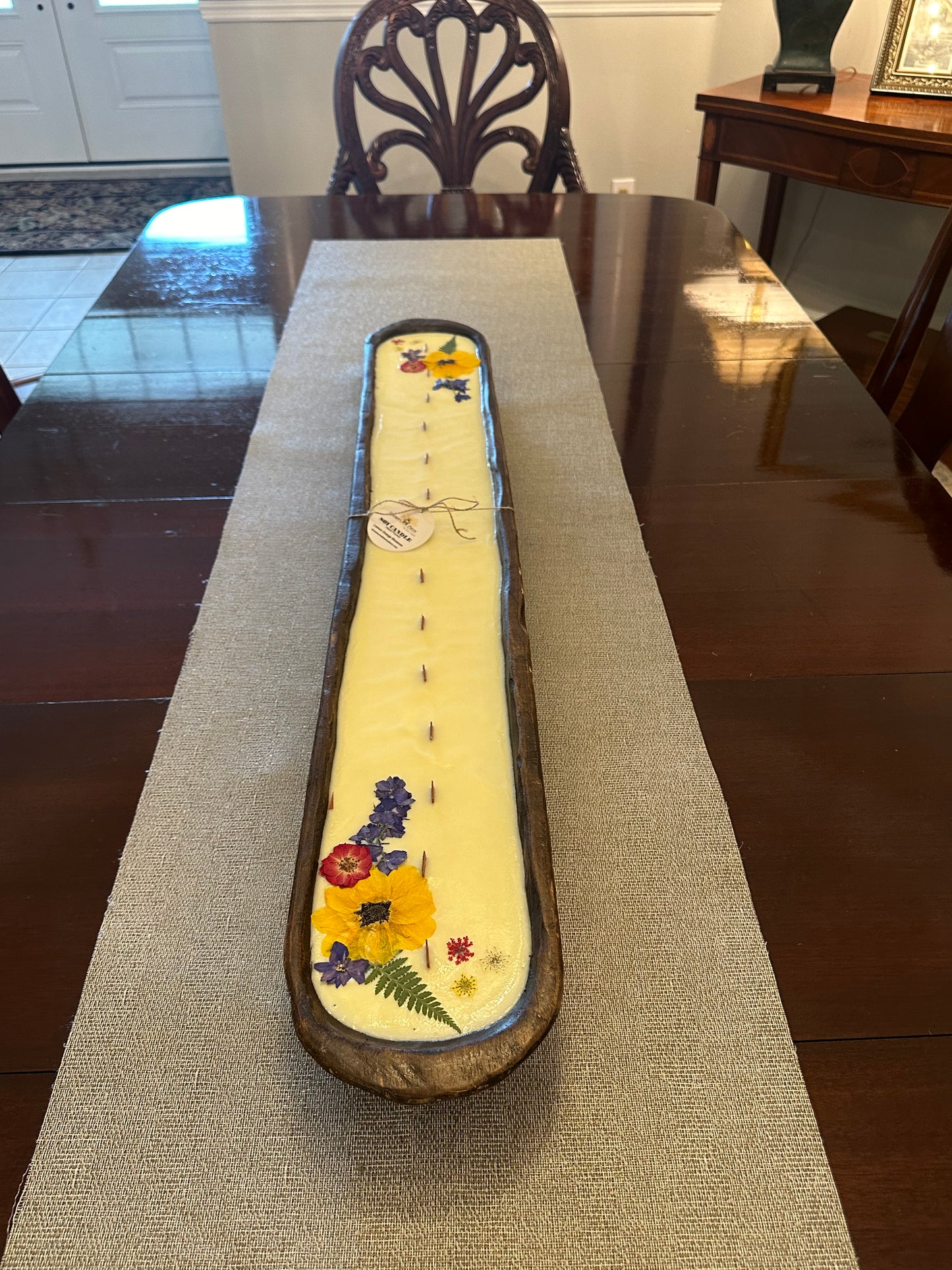 Large Baguette Dough Bowl Candle