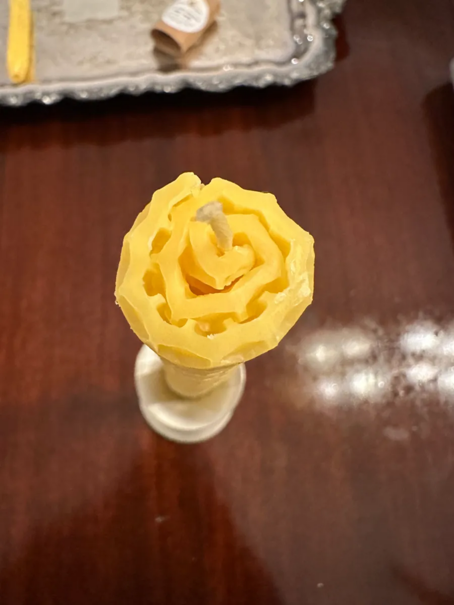 Beeswax Taper Candle