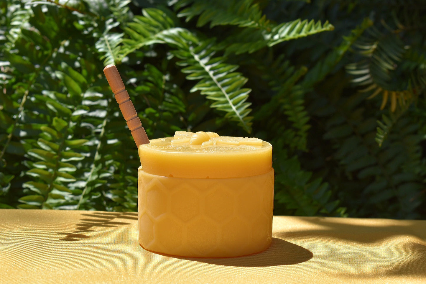 Pure Beeswax Honey Jar