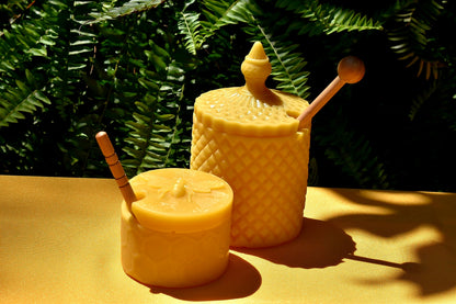 Pure Beeswax Honey Jar