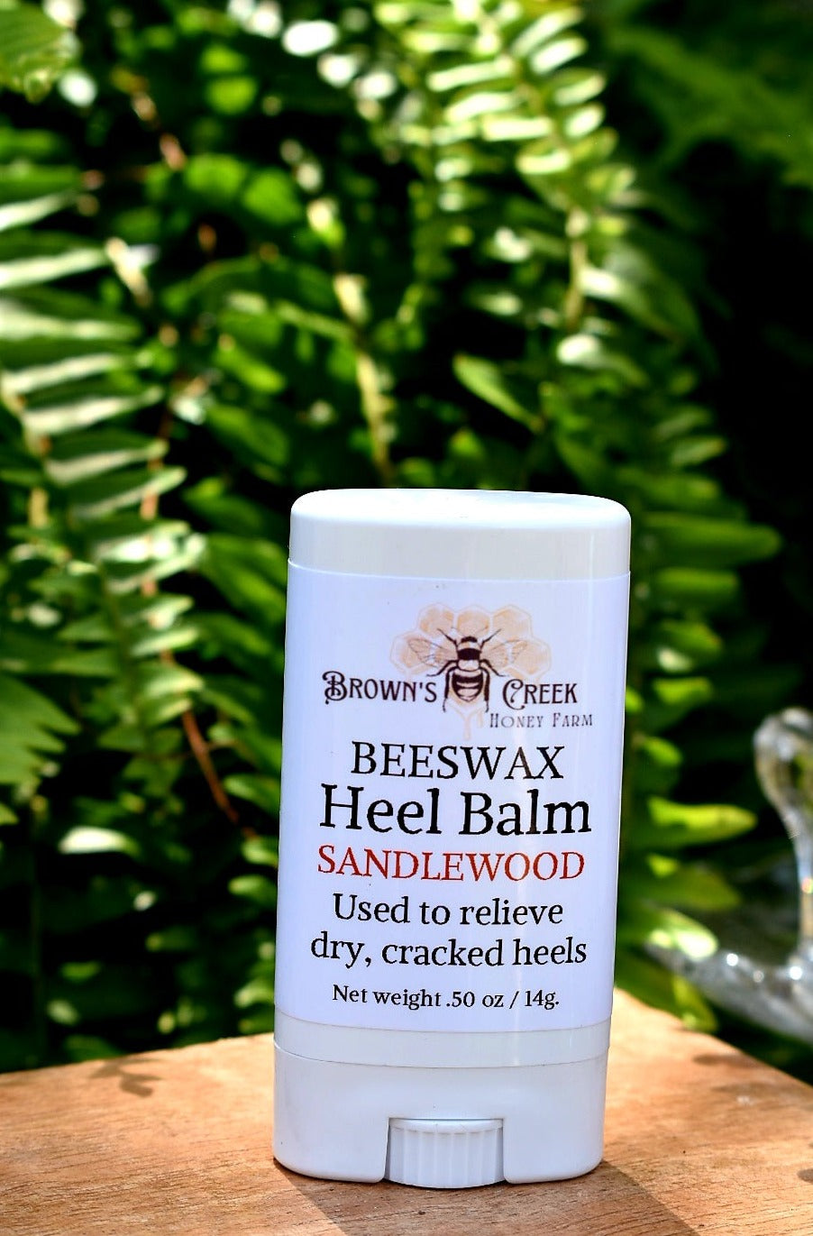 Beeswax Heel Balm in an easy to use applicator