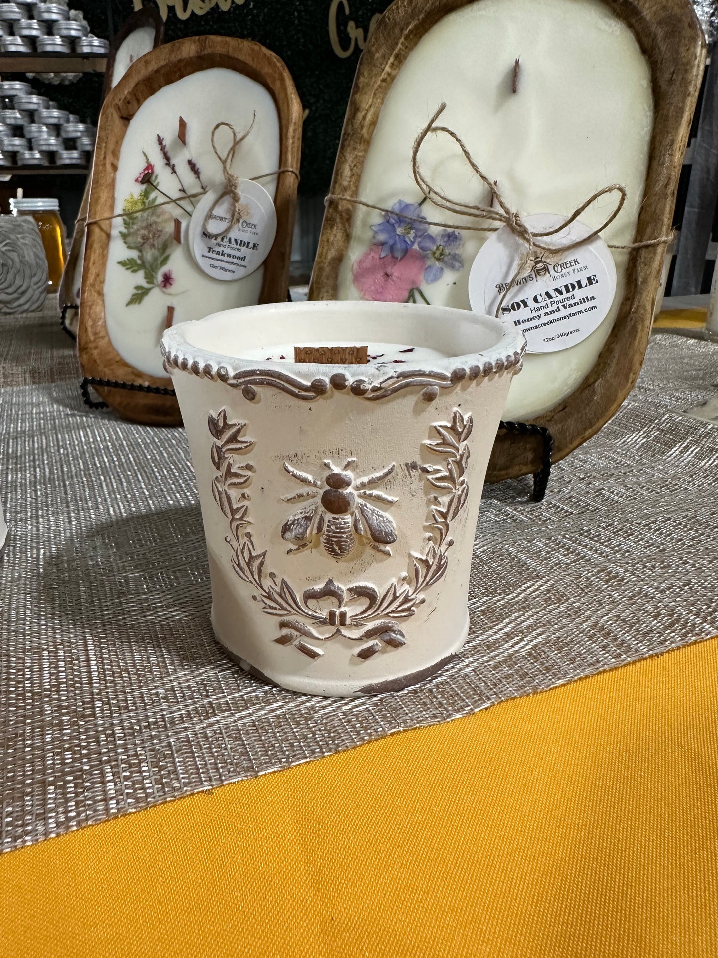 Bee Planter Soy Candle