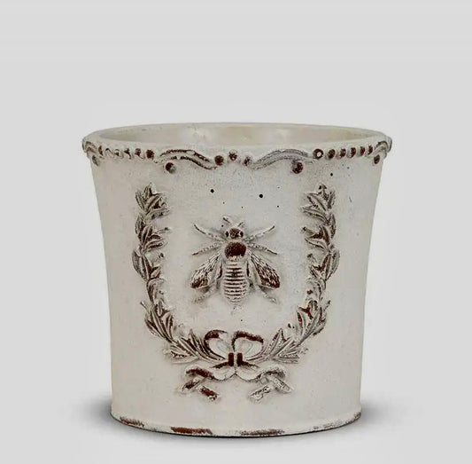 Large Bee Crest in Crest Candle