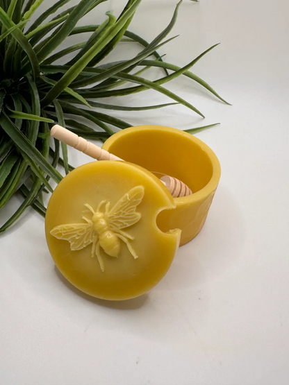 Pure Beeswax Honey Jar